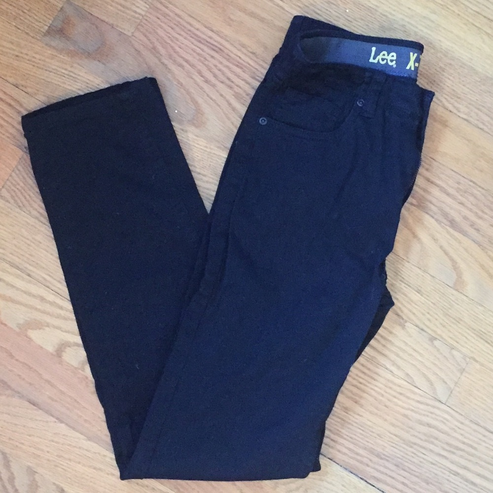 Boys Lee cotton and spandex twill pants